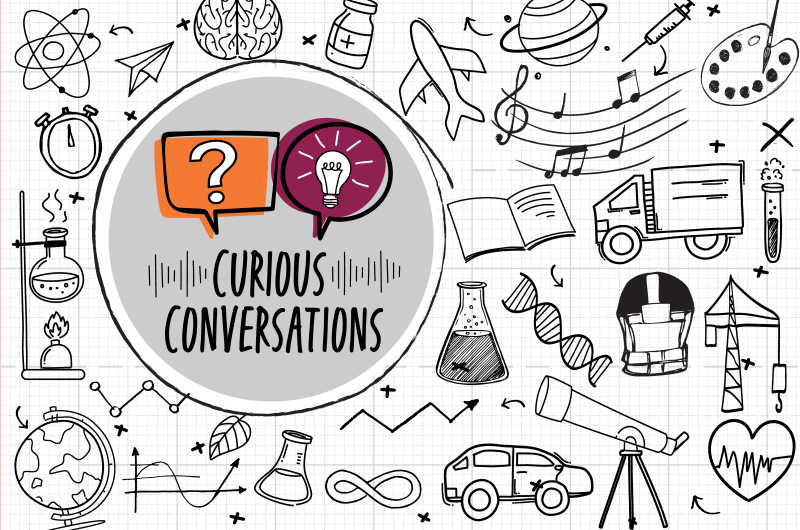 Curious Conversations artwork.